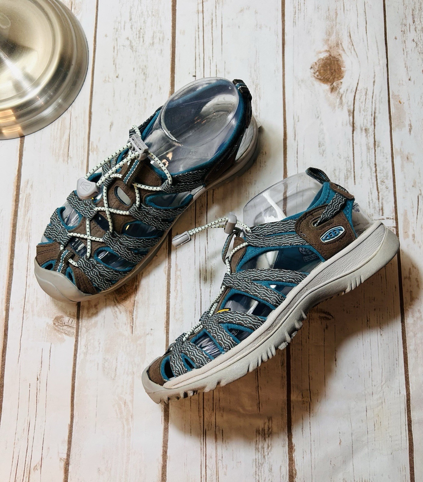 Keen Water Shoes Teal/Brown/Gray Women’s Size 7.5