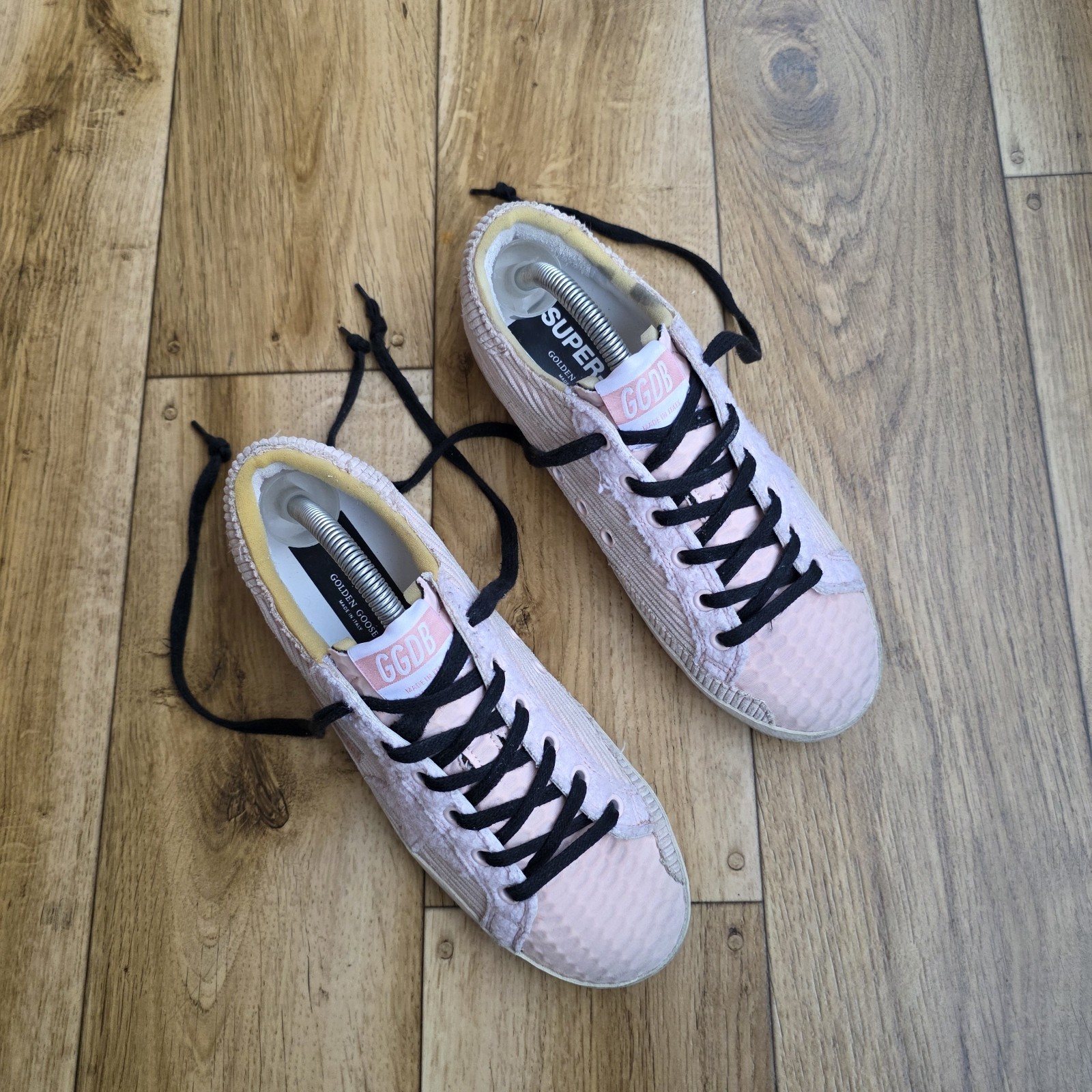 GOLDEN GOOSE SUPERSTAR LOW TOP SNEAKERS SIZE 38 EU, 7.5 US, 5 UK