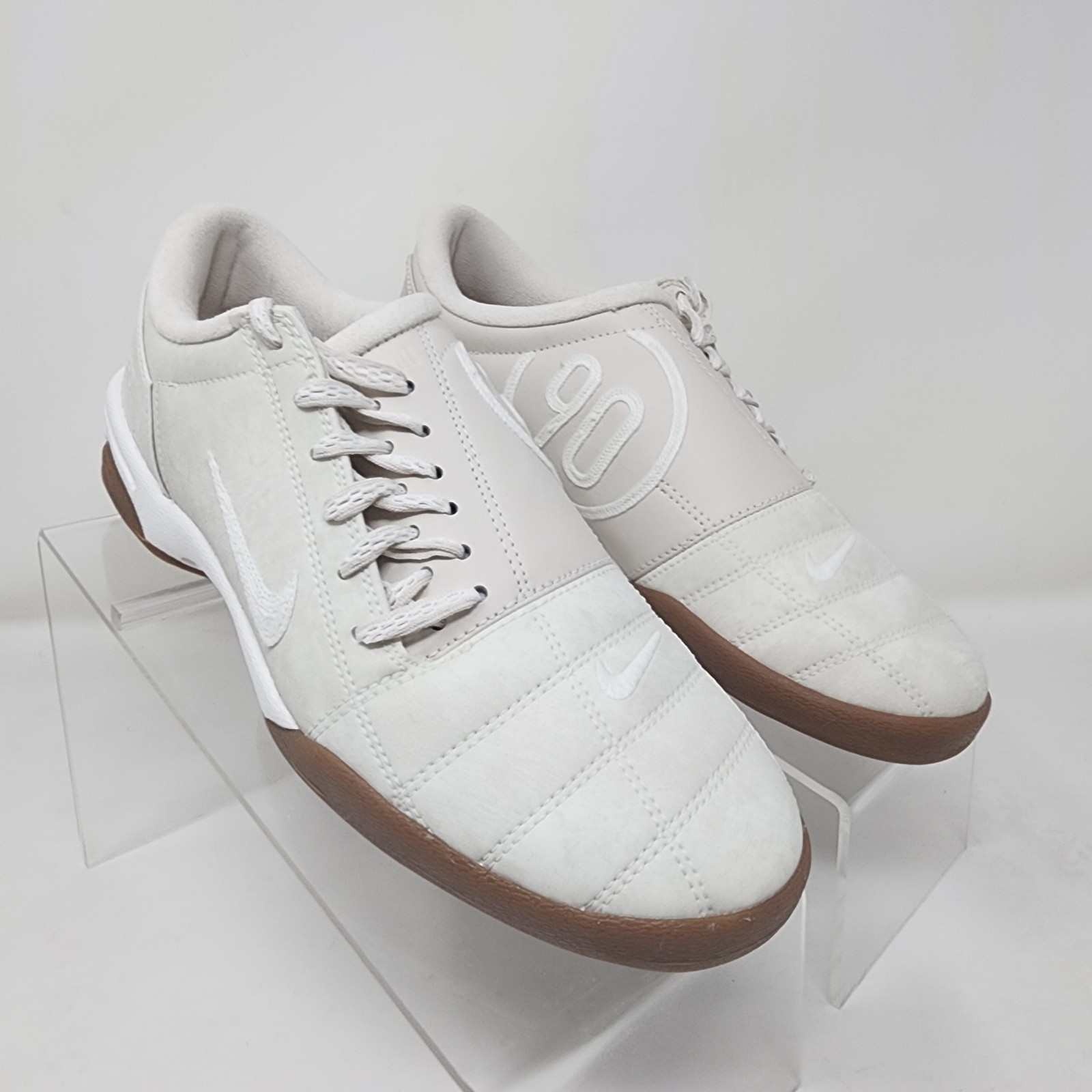 Nike Total 90 3 Indoor Court Soccer Shoes Womens 8 Ivory Light Bone Sail Gum Gym