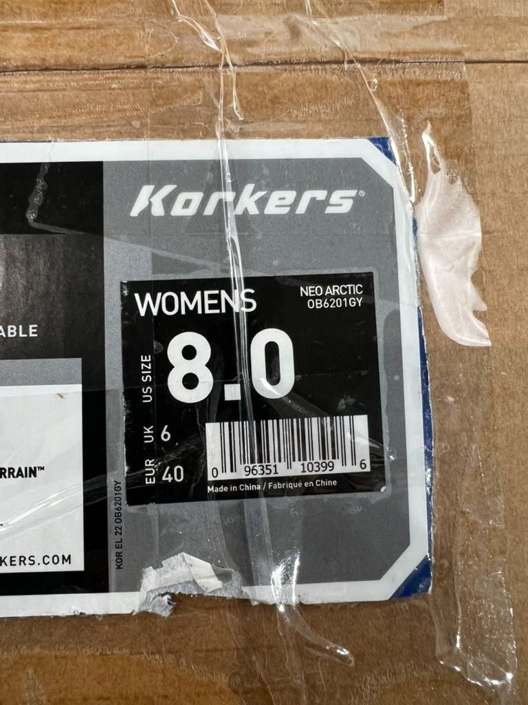 Korkers Women’s Neo Arctic 8mm Neoprene Insulated Waterproof Boots Sz. 8 New