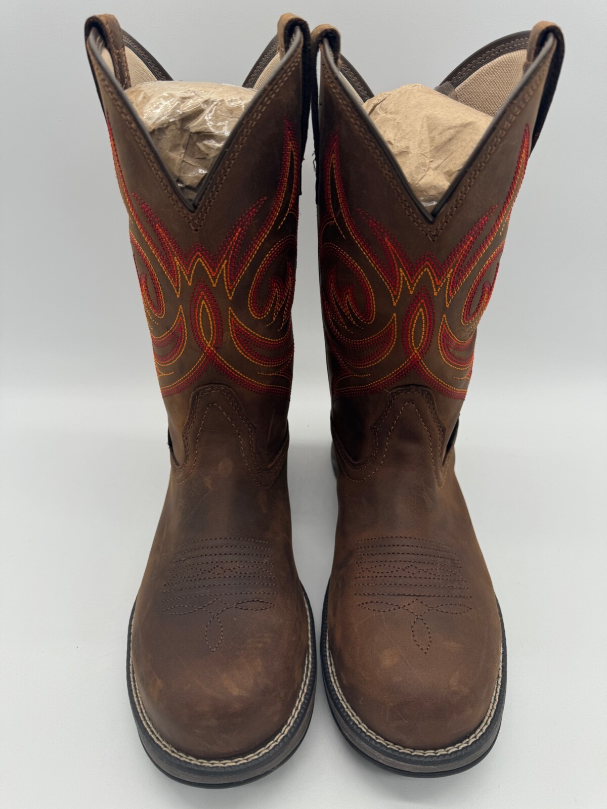 Semi new AriatAnthem Round Toe Composite Toe Work Boot Women’s in BROWN SZ 8 B