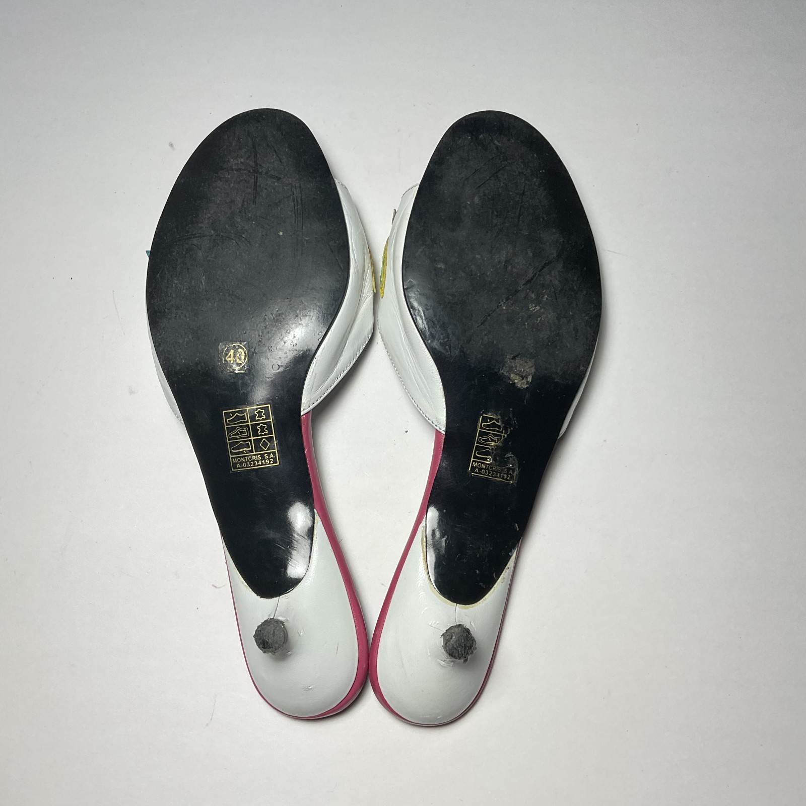 Roberto Botella Italian Designer VTG y2k Grocery Modern Art Kitten Heel Mule 40