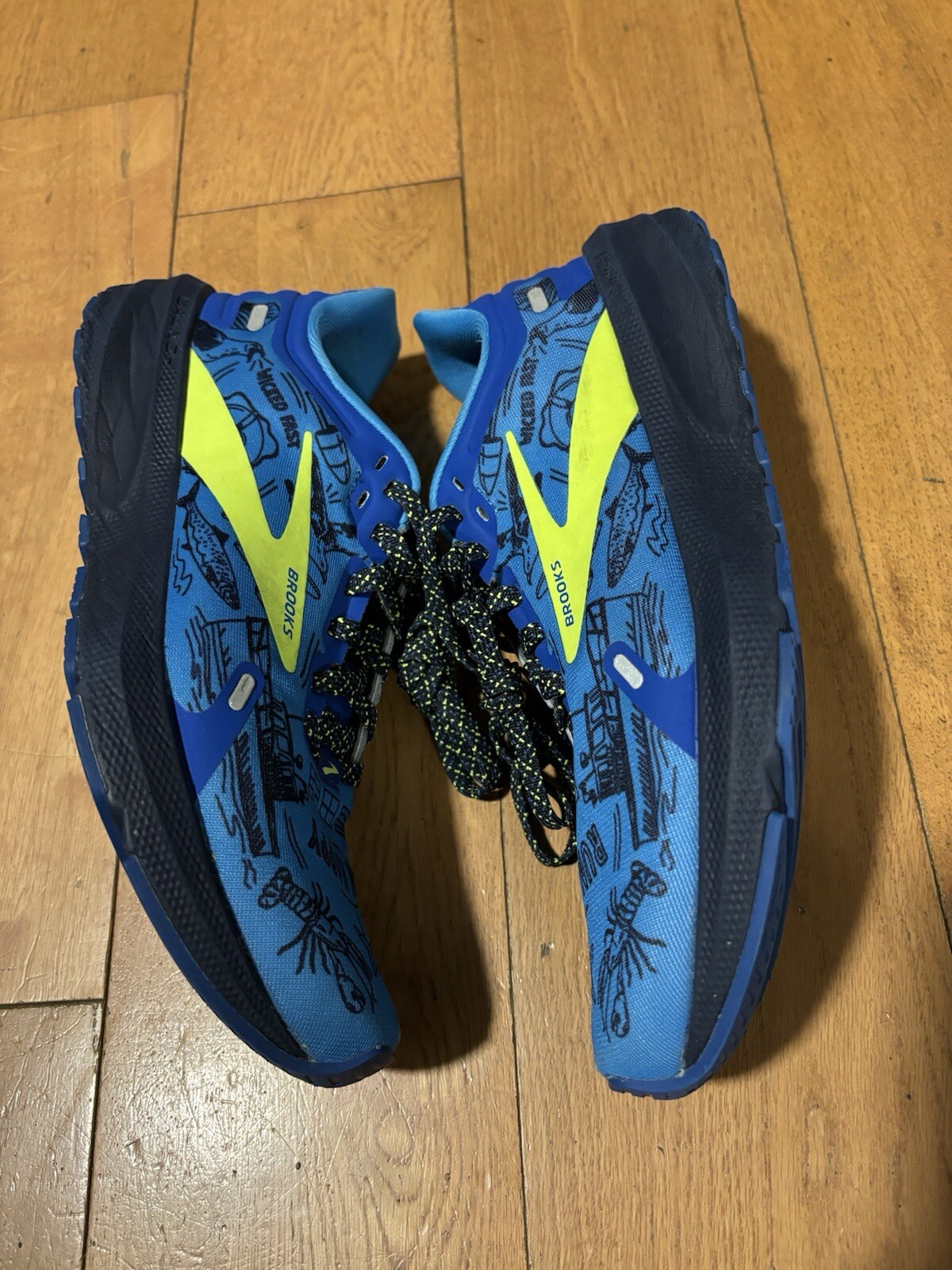 Brooks Launch 9 Womens 1203731B458 Blue Running Shoes Sneakers Size 7.5 B