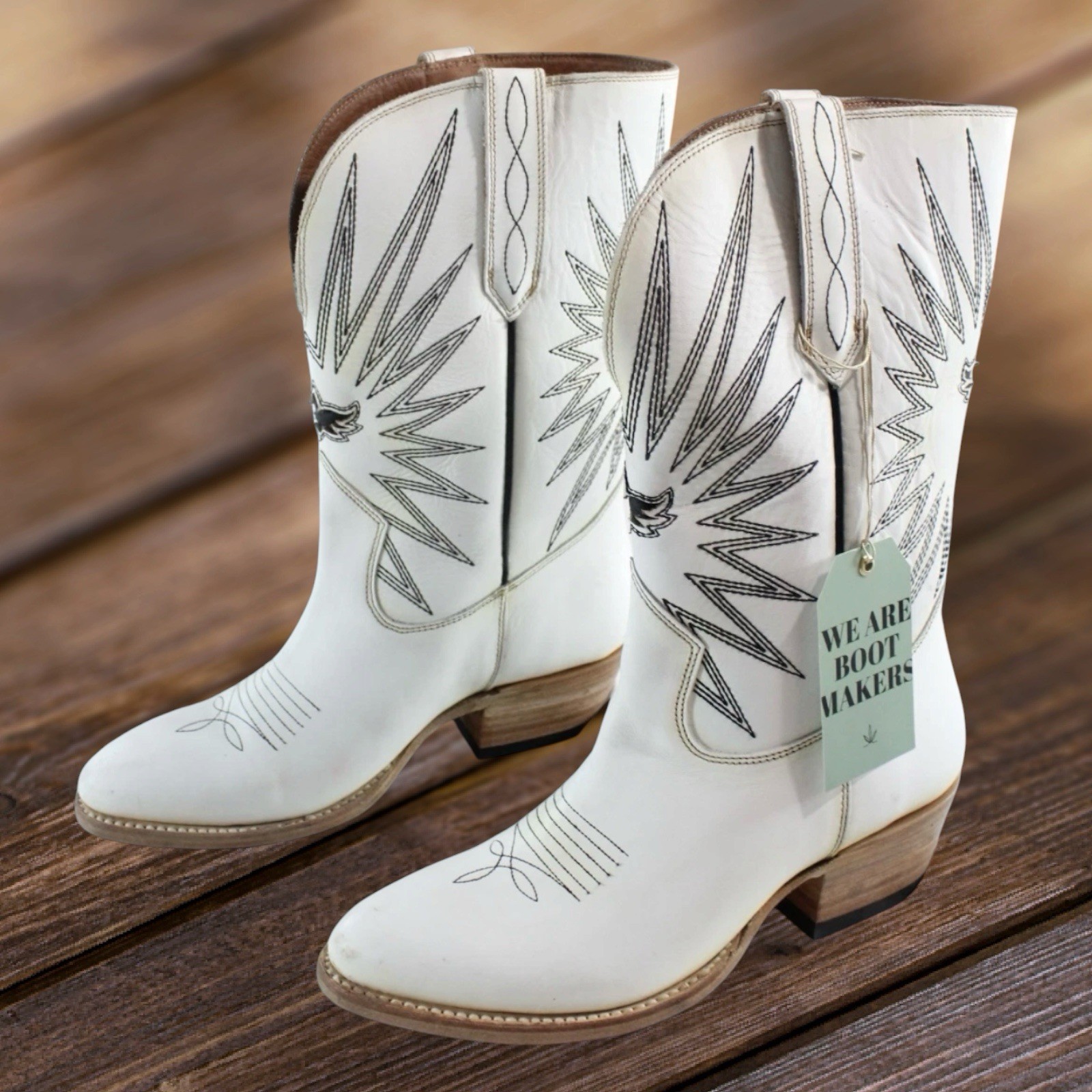Mezcal Authentic Mexican Women Distressed Cowboy Boots Size 9.5 NEW Damaged Box