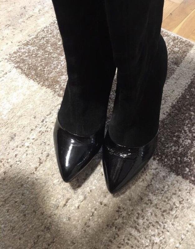 women dune boots black suede 40