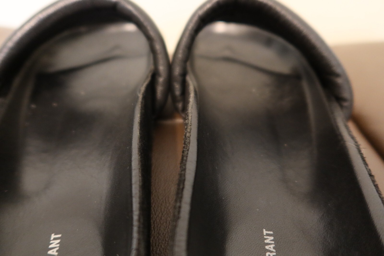 $430 Isabel Marant Hellea black lamb leather padded sandals size 36 with box
