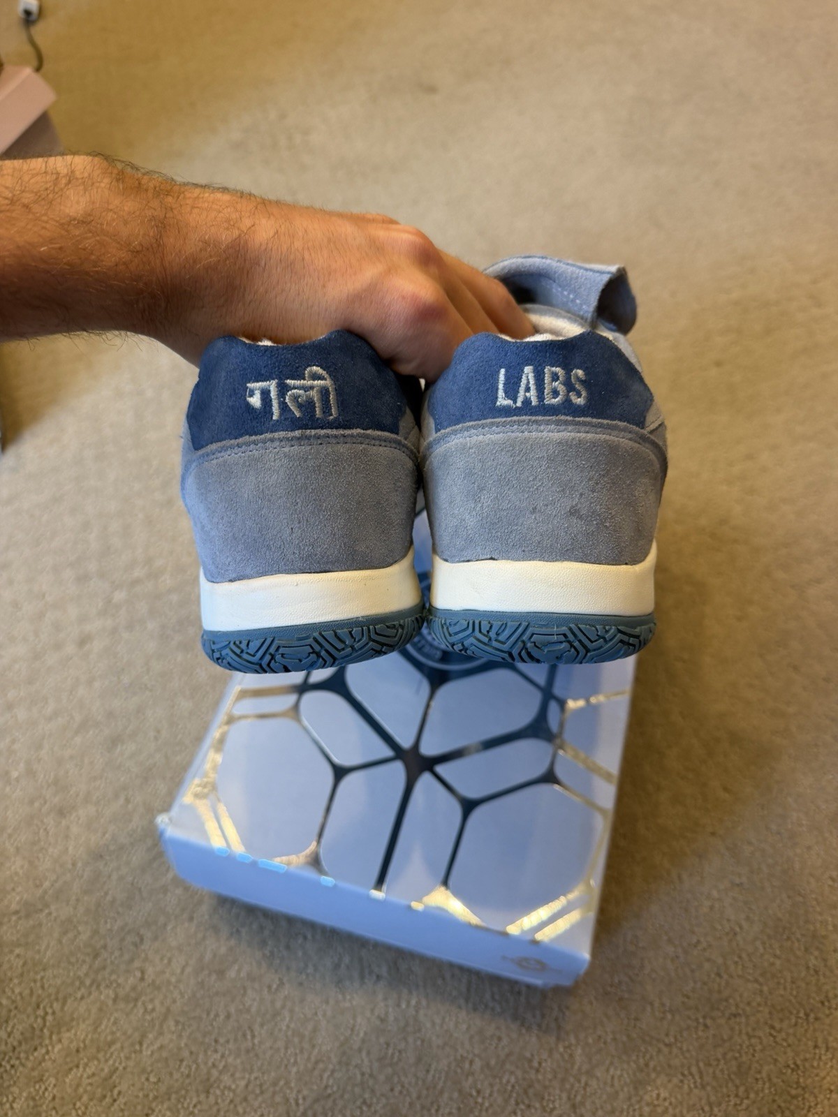 Size 10 – NiviaSport Blue Soccer Club Sneakers NEW