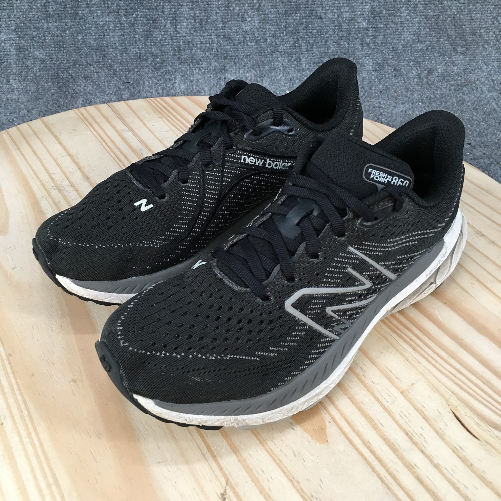 New Balance Shoes Womens 9 M Fresh Foam 860 Running Lace Up Air Mesh Black