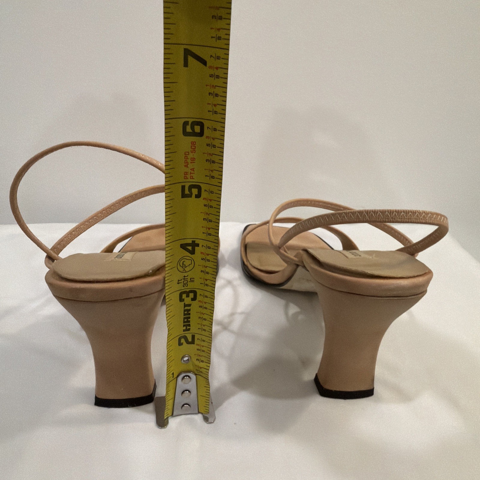 Ann Marino🌺Women Sandal/Heel/Trendy/Slip~On/Cocktail/Prom/Nude/Formal/Sz 10m💥
