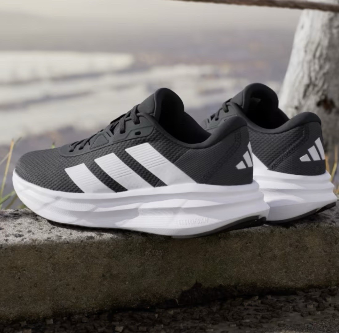 NEW Adidas Galaxy 7W Black White Carbon Running Sneaker Shoe Women sz 11 ID8765
