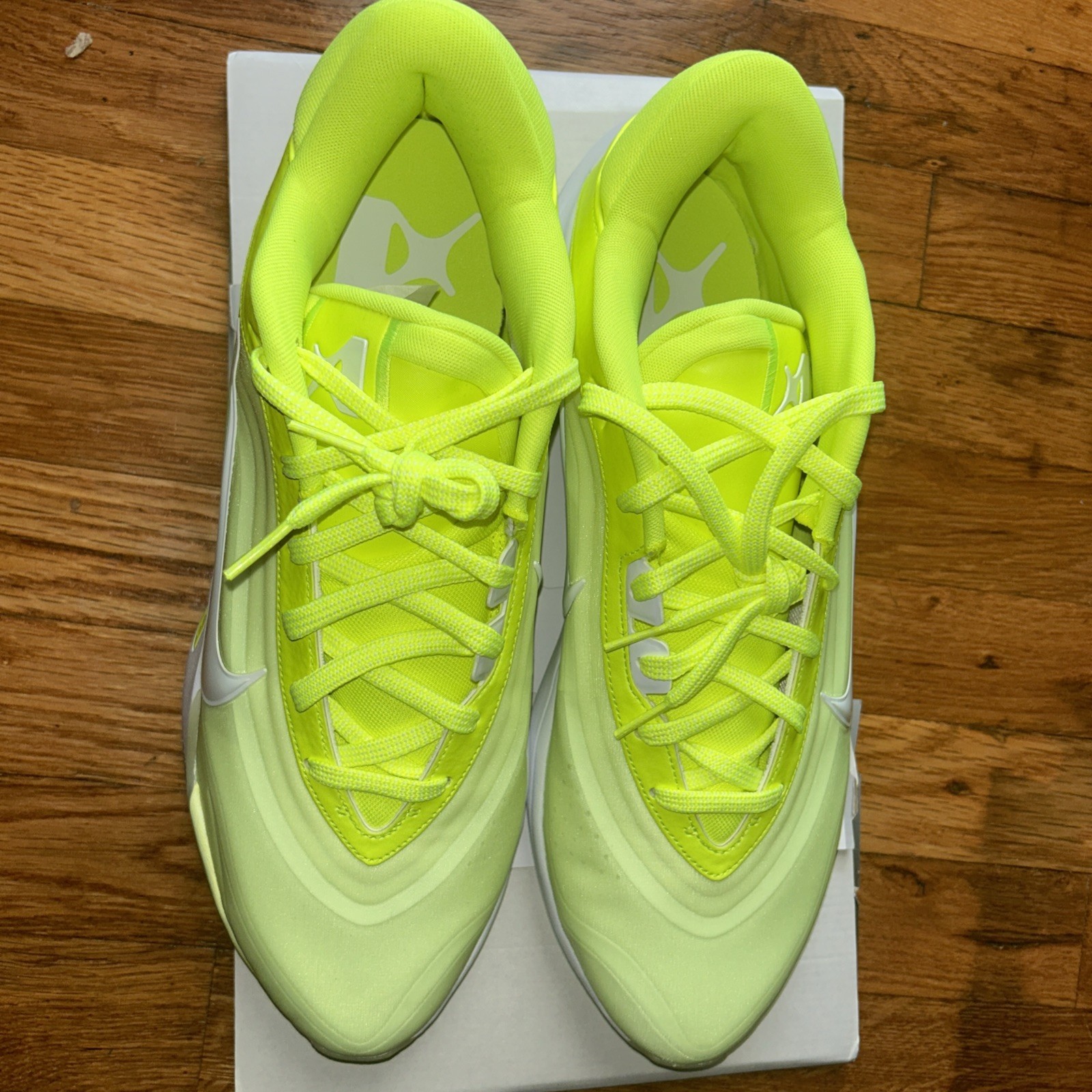 Nike A’One Men’s Low Top Sneaker Volt/White Lace Up Athletic FZ8605-702