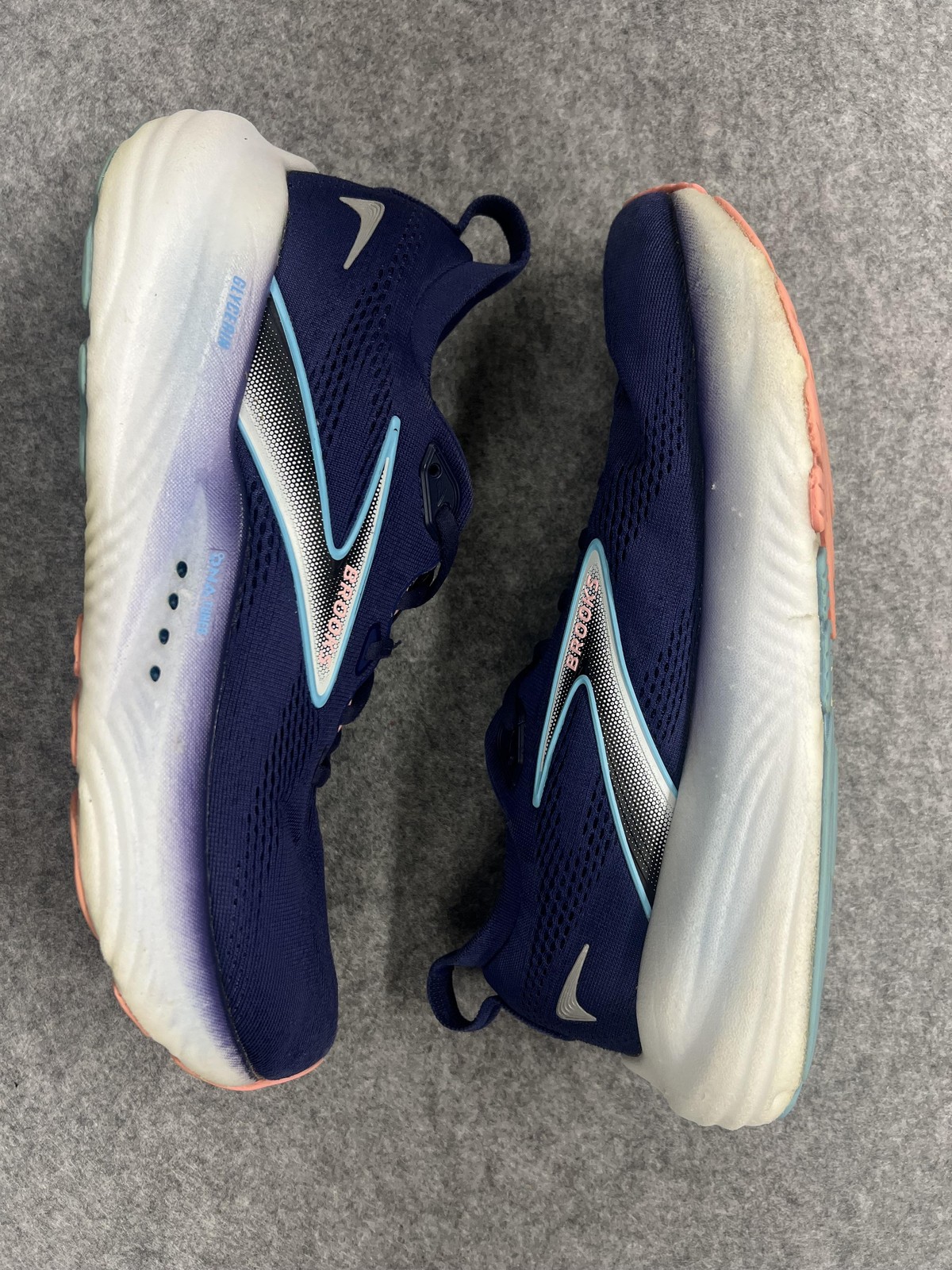Brooks Glycerin 22 Shoes Womens Size 11 Blue Running Cushioned 1204341B429