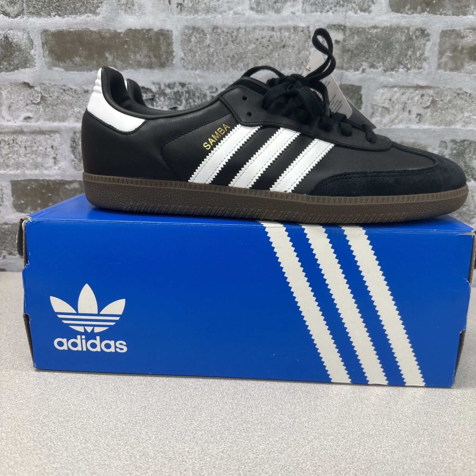 Adidas Black Samba OG Size M11.5 W12.5 B75807 *New