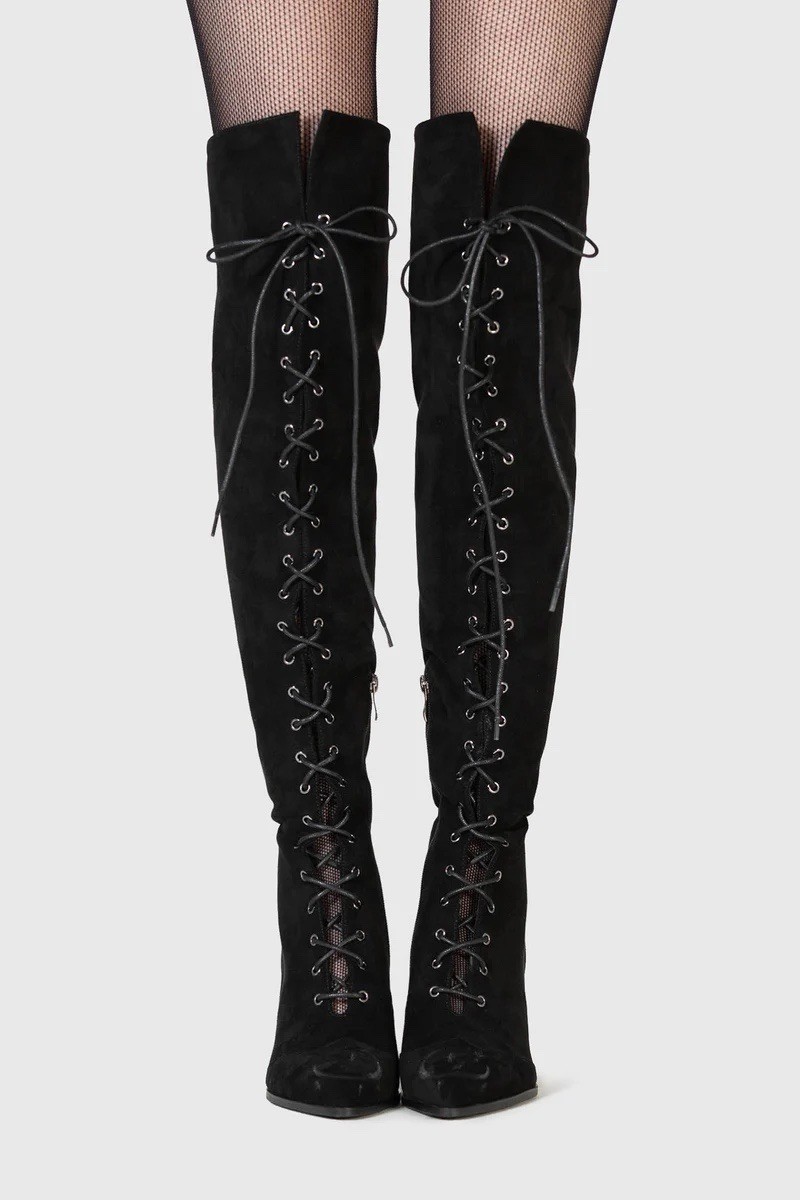 Killstar Evening Hill Boots Size 7