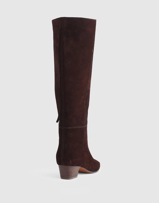 Madewell The Lexie Tall Boot with Extended Calf in Suede 10 M NWOB $298 NX608