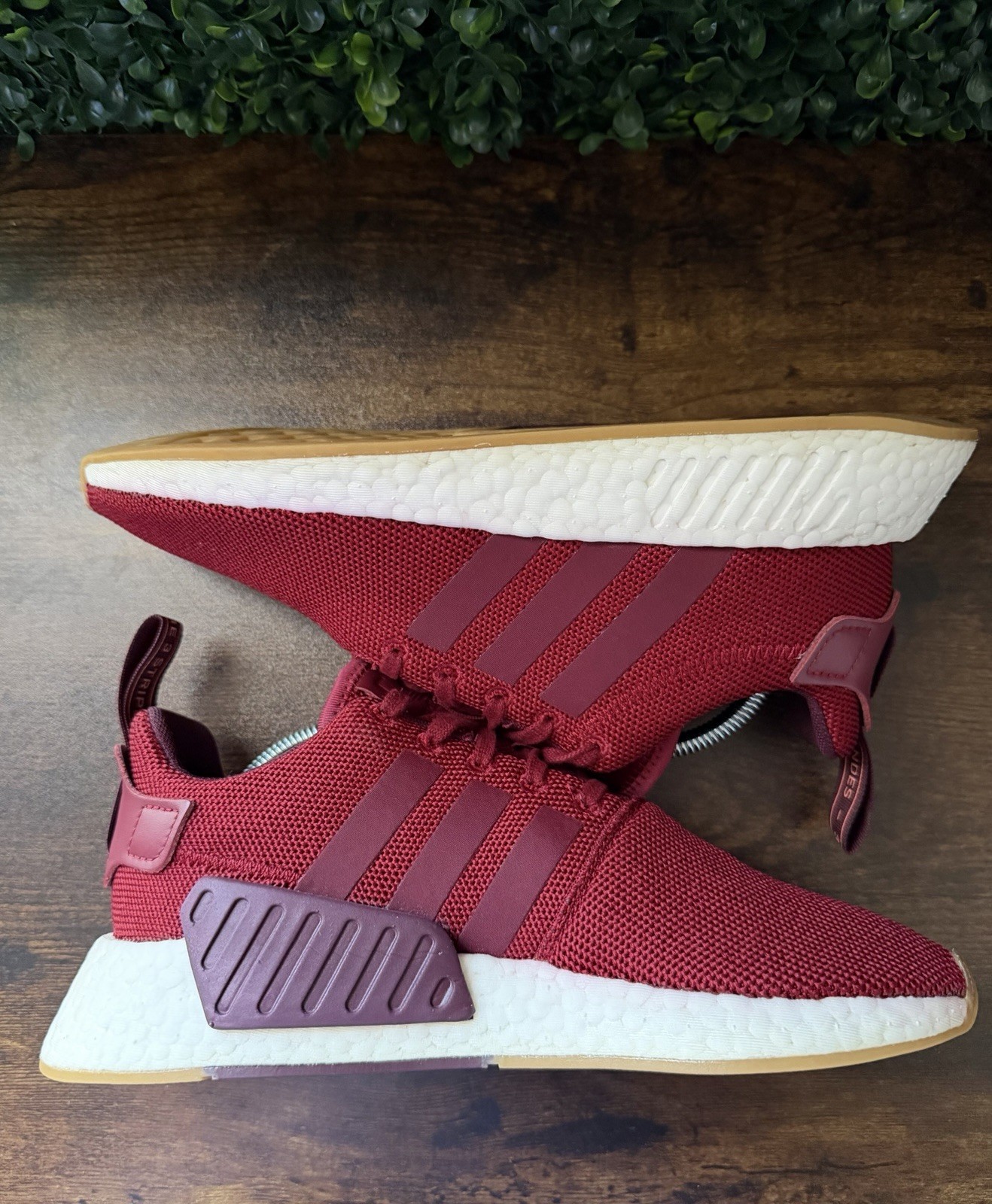 Adidas NMD R2 Red Women Size 7.5 Shoes Primeknit Boost CQ2404 Sneakers