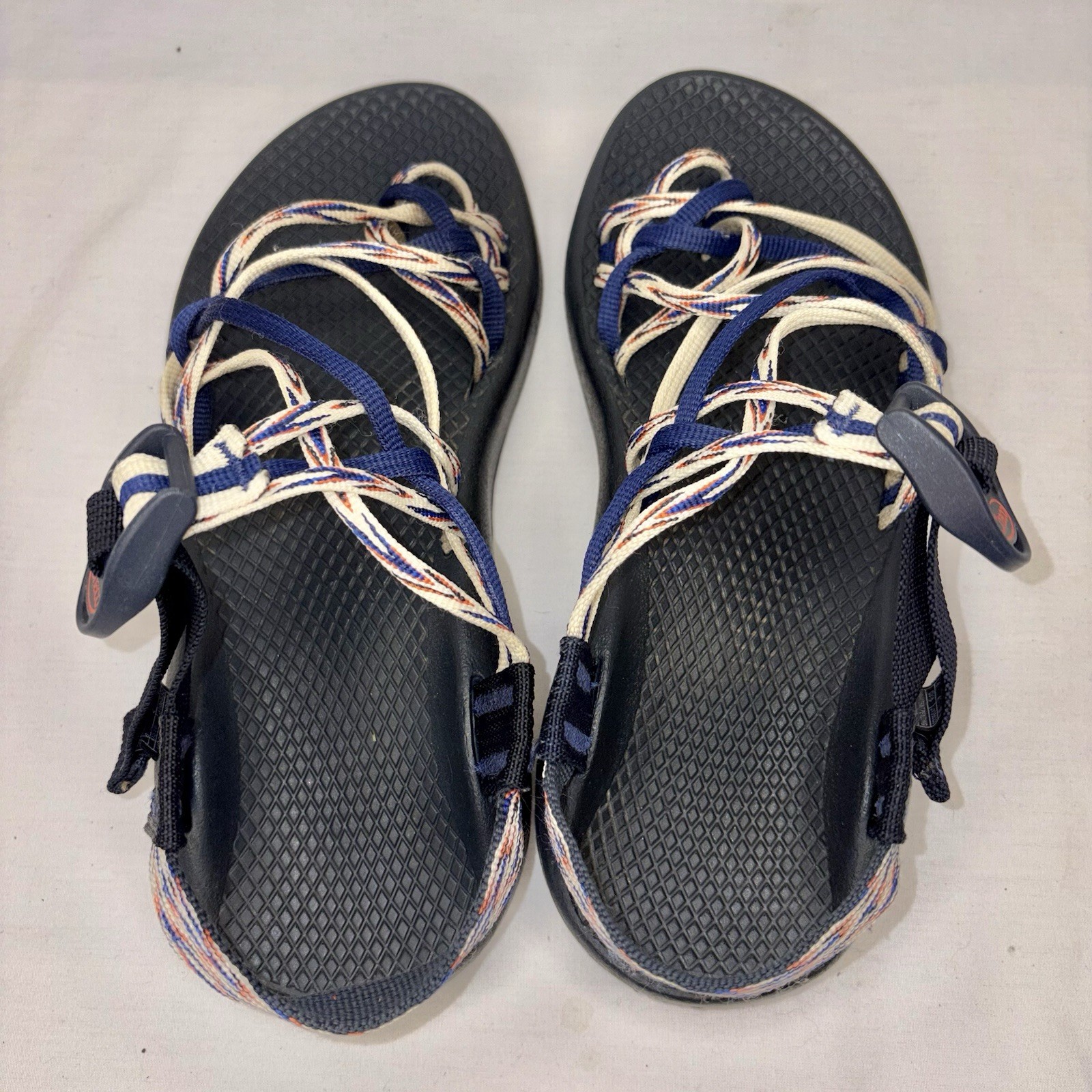 Chaco Classic Womens Sandals 6 US Red White Blue Beach Outdoor Strappy