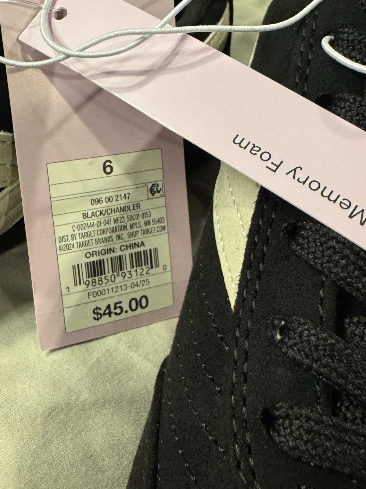 Wild Fable Women’s Chandler Sneakers Black [A28]