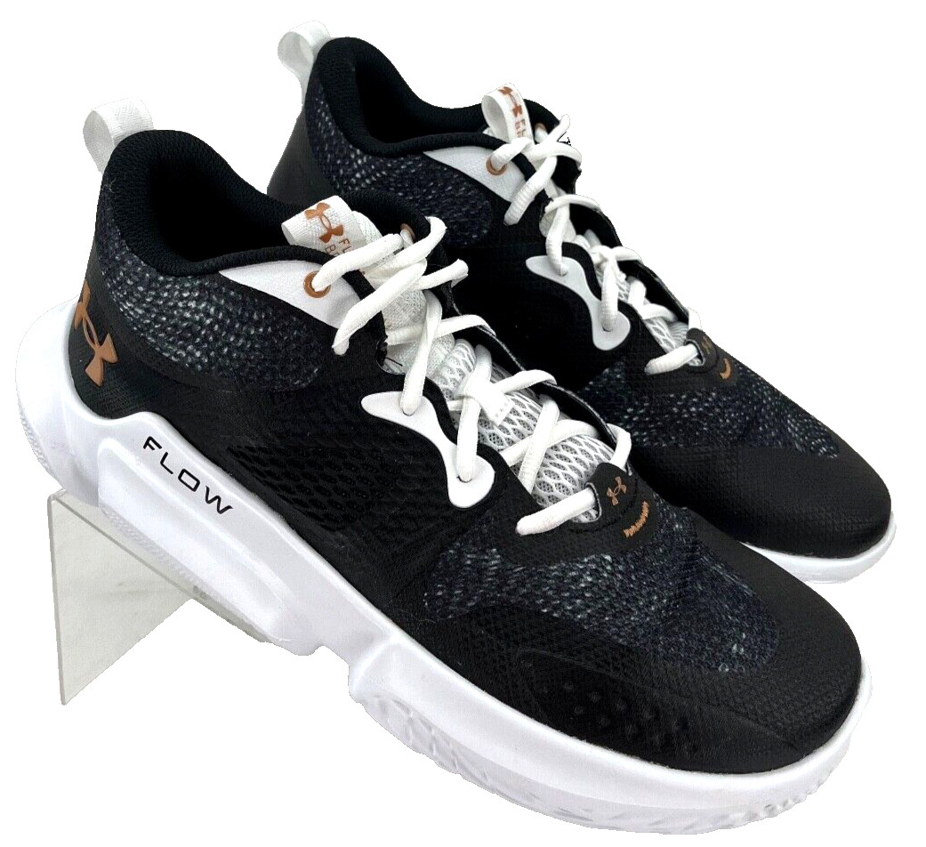 Under Armour 3025603-103 Flow Breakthru 3 Black Basketball Shoes Women’s US 12