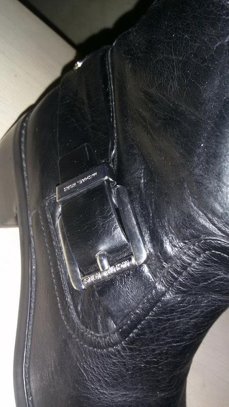 women michael kors boots black leather 39