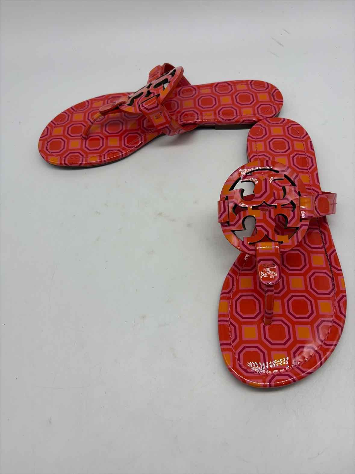 Tory Burch Orange Size 6 Thong Sandals