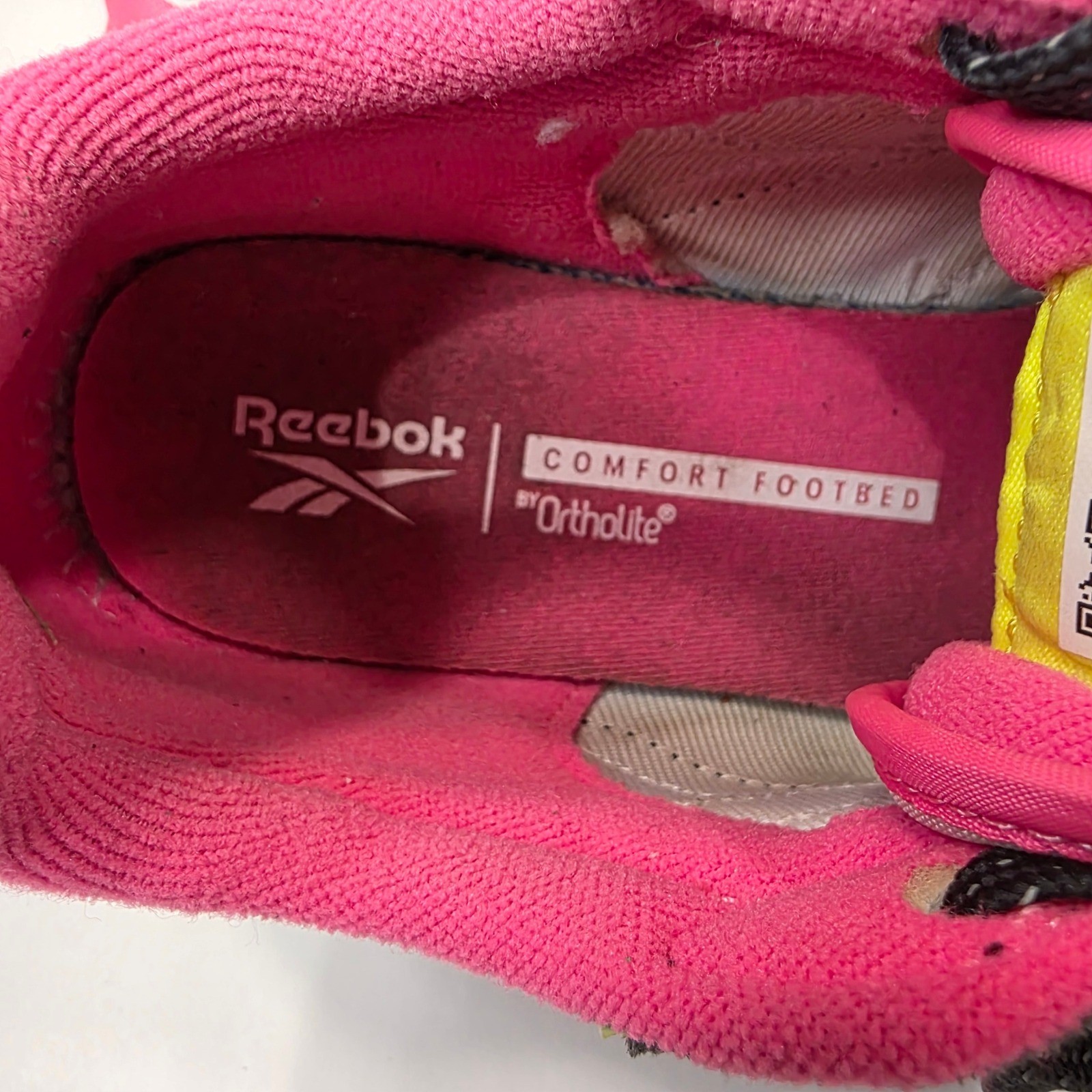 Reebok Classic Legacy Sneakers Womens 7 Grey Pink Ortholite Retro Athleisure