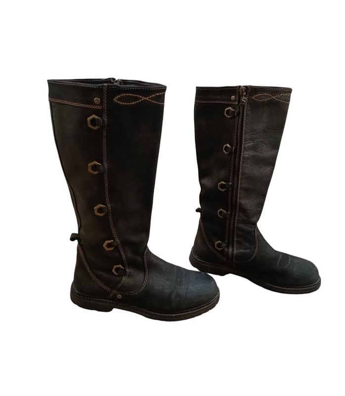 Women Timberland Boots Brown Nubuck 38 #NY33