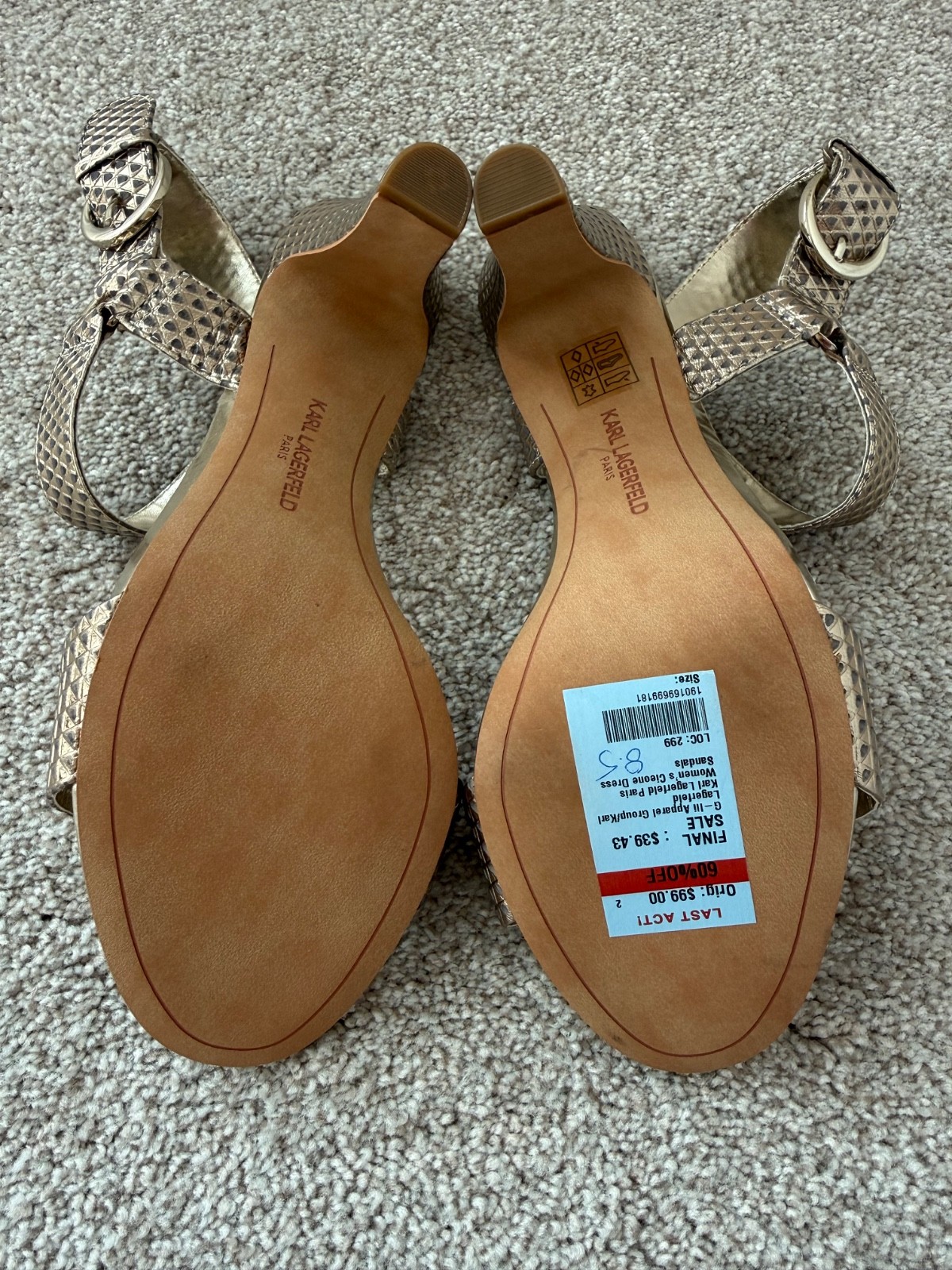 Karl Lagerfeld Women’s shoe size 8.5