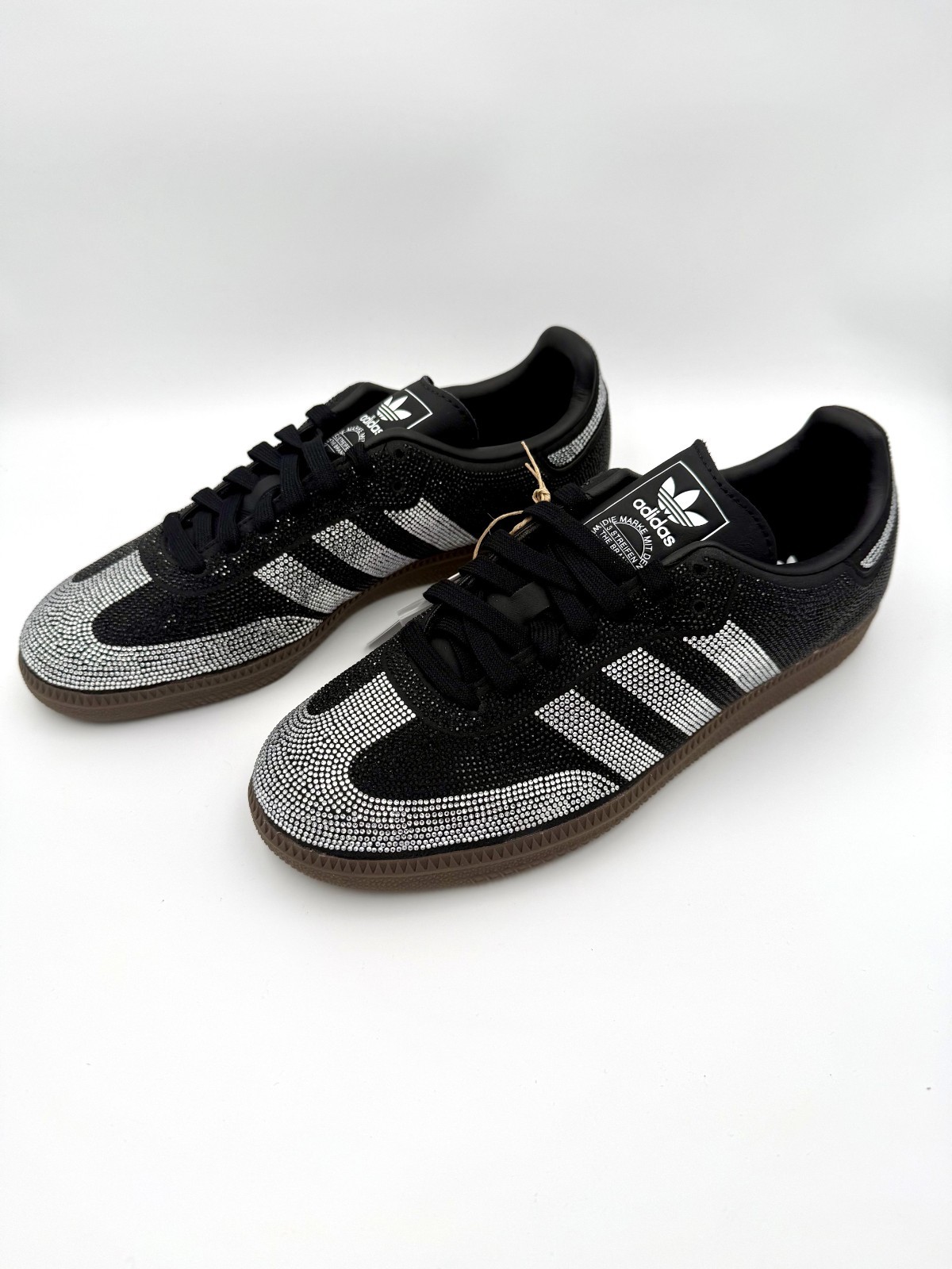 adidas Samba OG Rhinestone Black Silver Women Sizes (5 – 9) – IH9052