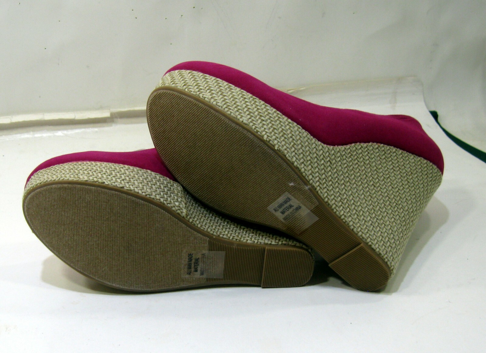 New hot pink 5.5″High Wedge Heel 1.5″platform Round Toe women shoes Size 9.5