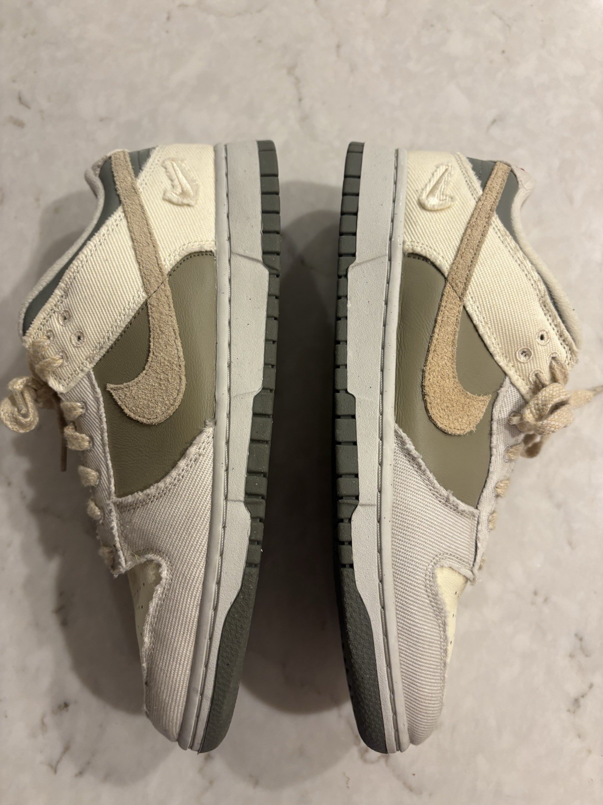 Nike Dunk Low Light Bone Dark Stucco Low Top Women’s Canvas Sneakers