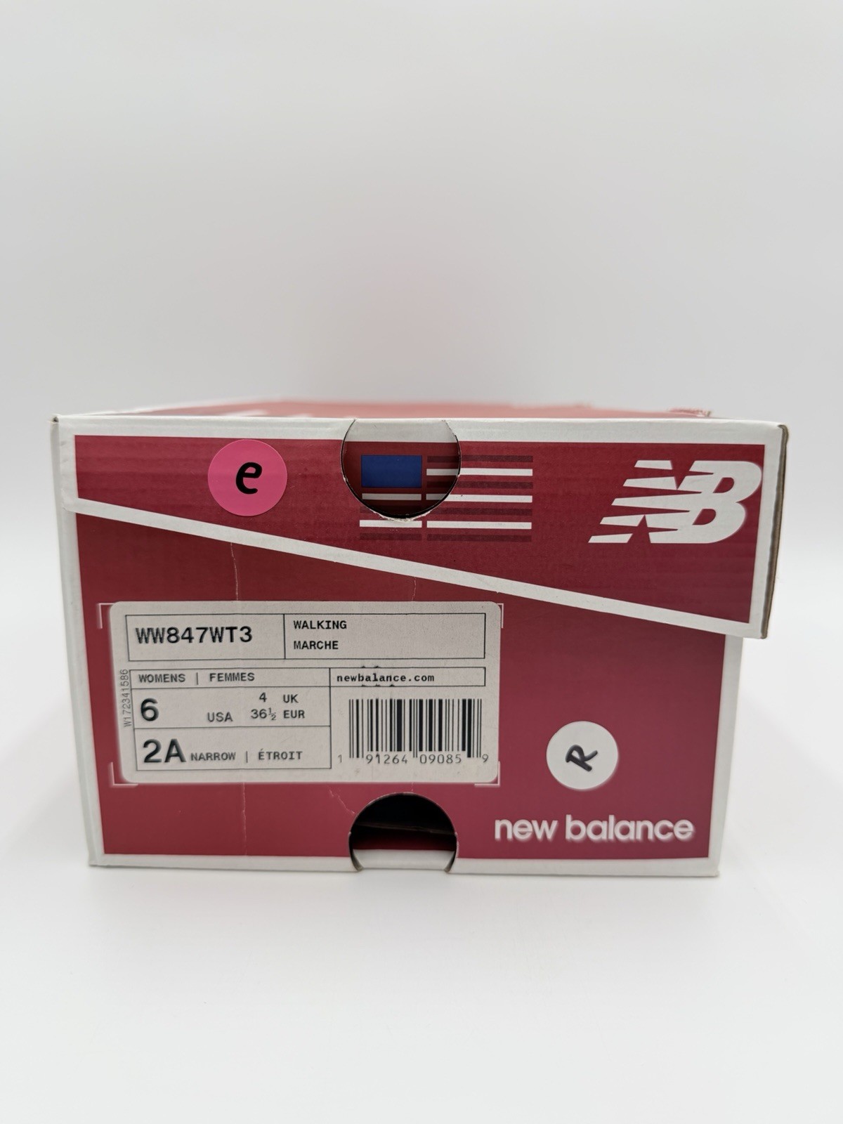 New Balance Women’s 847v3 Size 12 B (Medium) White Gray |WW847WT3|