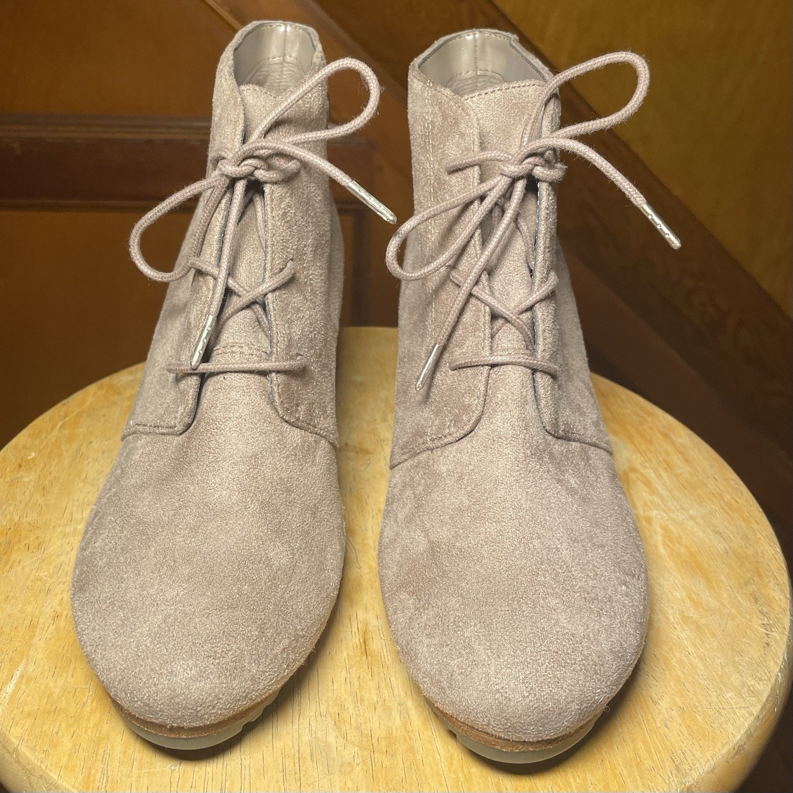 Dr. Scholl’s – Dakota Women Ankle Boots – Stucco- Size 7.5M – Minimal Use