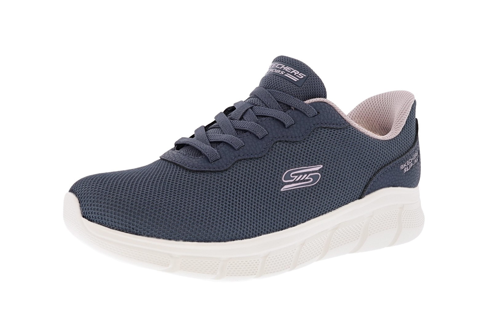 SKECHERS WOMEN’S SLIP-INS:BOBS SPORT B FLEX- FLEX LUCY 117324/DKNV WALKING SHOES