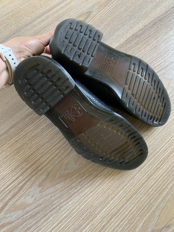 Women Dr Martens Boots Black Leather 38.5 #3KT2