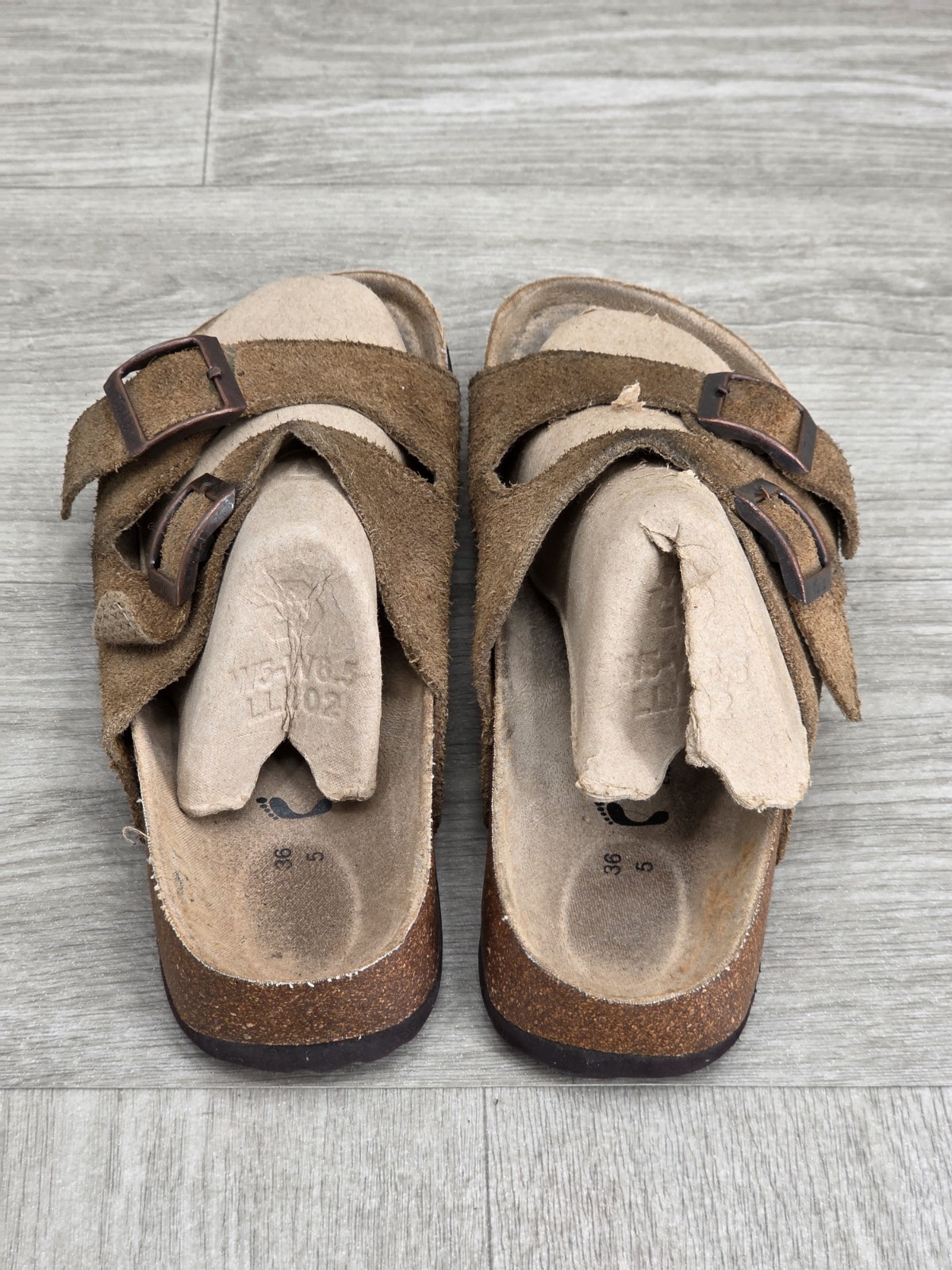Tula by Birkenstock Women’s Brown Slip On Slide Sandals Size EU 36 US Size 5
