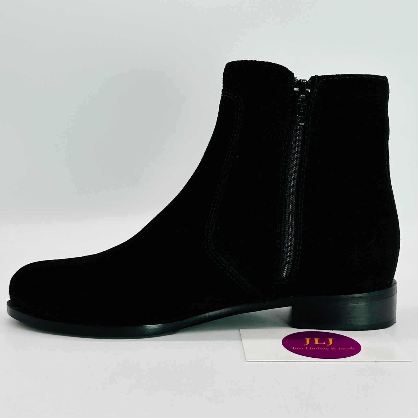 La Canadienne Women’s Sophie Black Waterproof Suede Cold Weather Boots Size 5.5