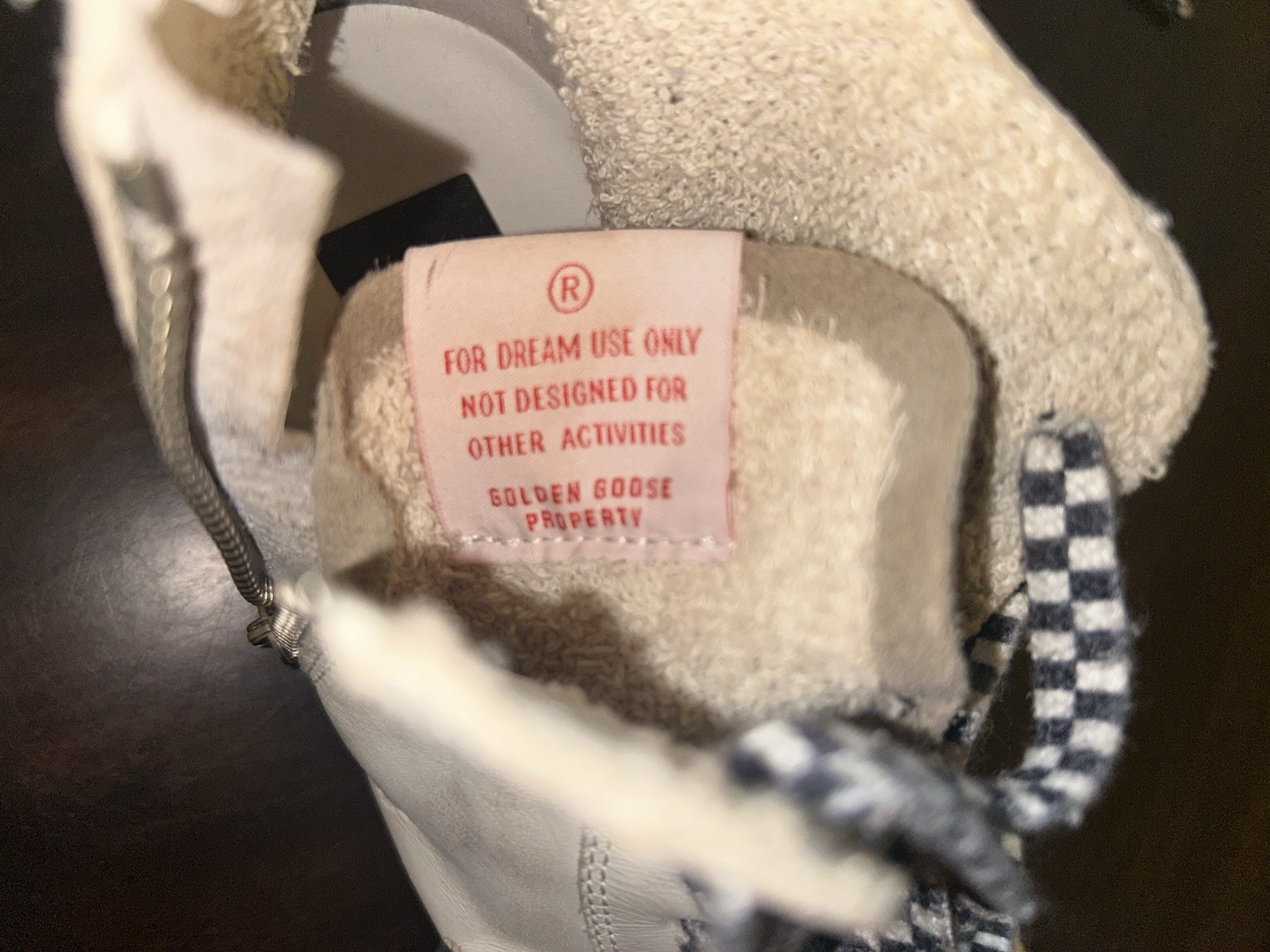 Golden Goose Francy Sneakers Size 38 White and Silver