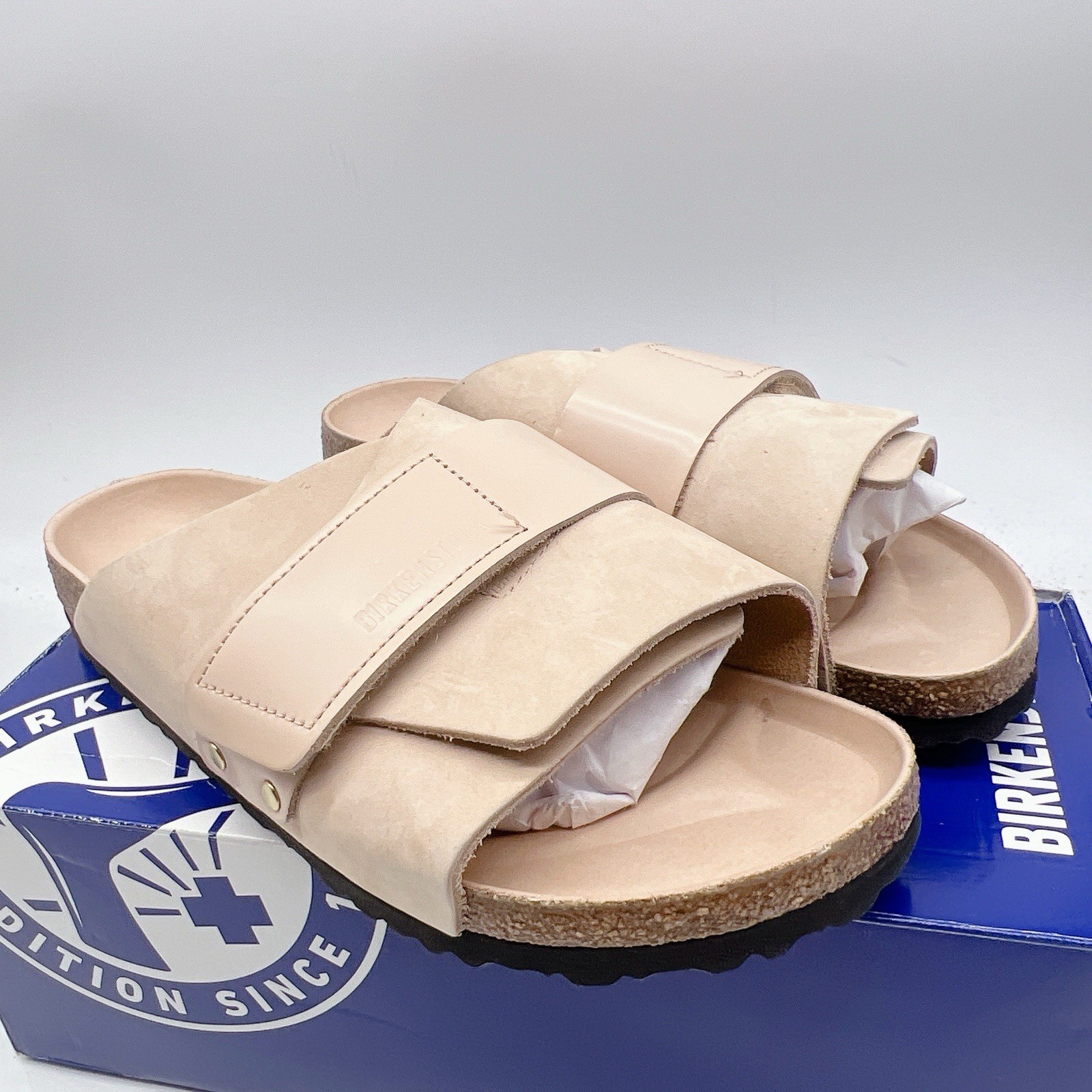 Birkenstock Kyoto Women’s Sandals Slides Tan Leather EU 41 US 10 – 10.5 N