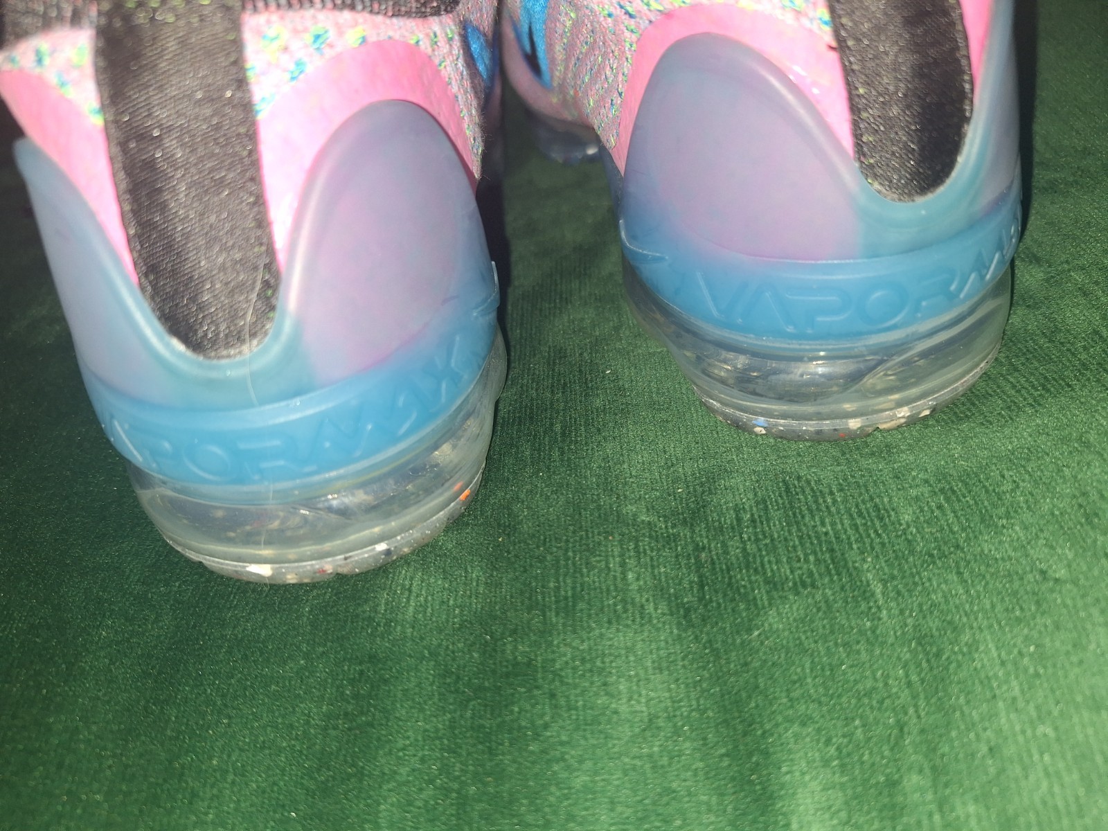 Nike Air Vapormax 2021 Flyknit Next Nature Pink Blast Photo Blue Women’s 5.5 New