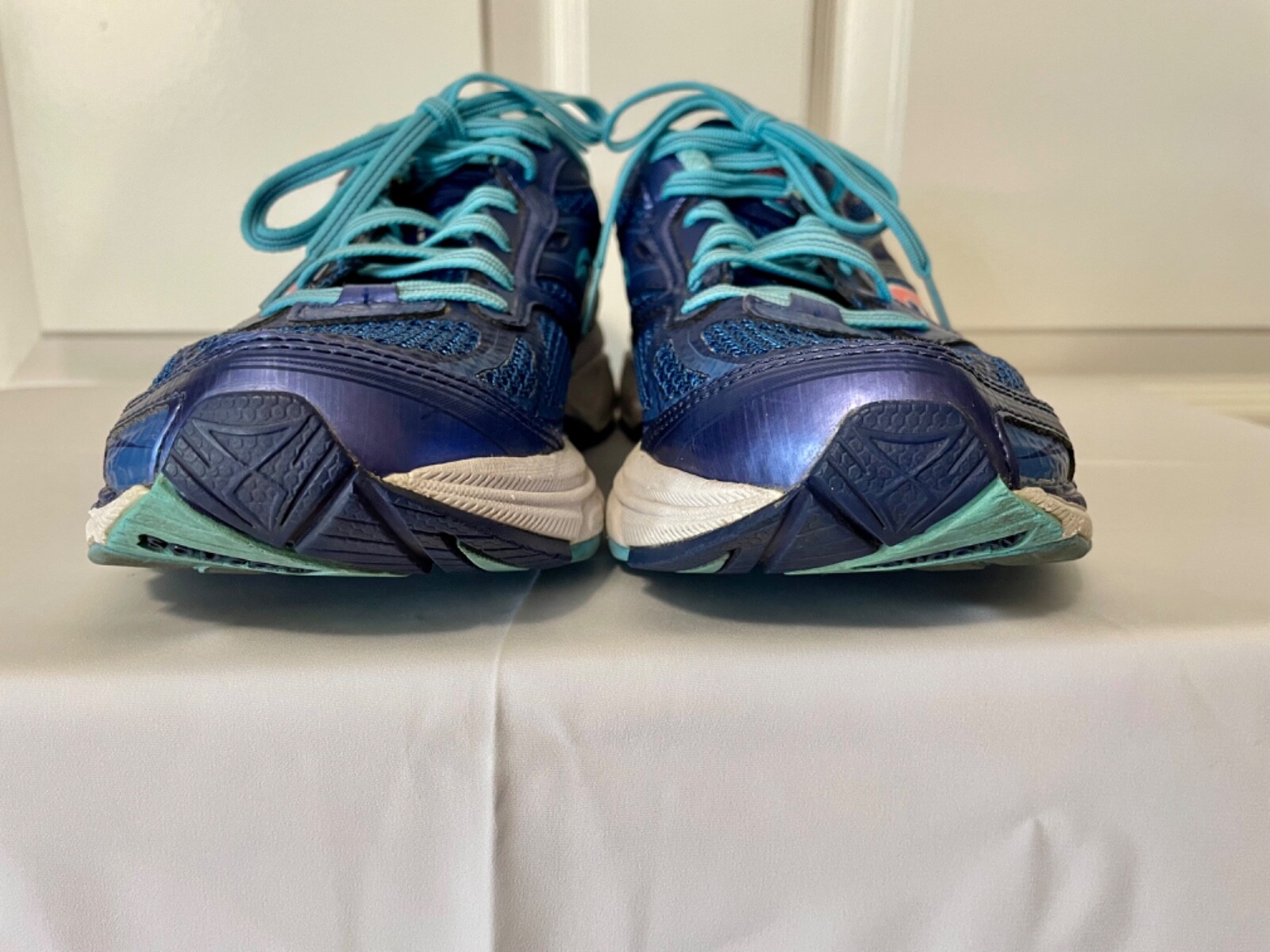Saucony Women’s Size 9 Blue Power Grid Run Dry Sneakers 8mm Offset