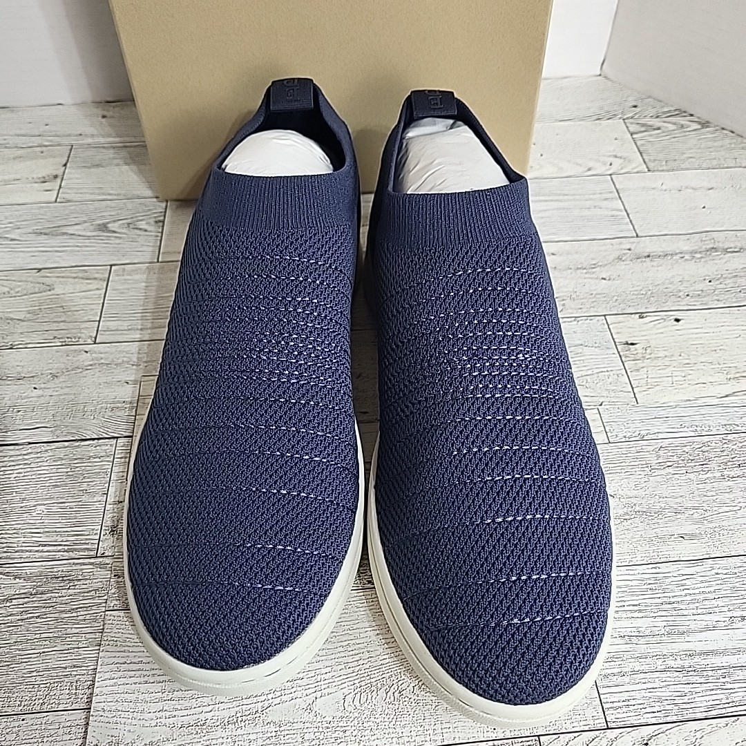 ED Ellen DeGeneres Women’s 7.5 M Chalibre Slip On Sneakers Mesh Navy Blue NEW