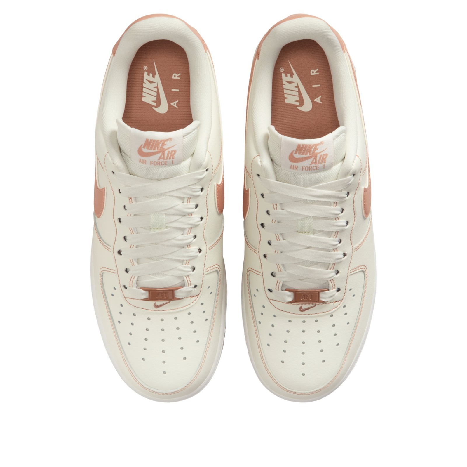 Nike Air Force 1 ’07 Sail Rose Gold IQ9428-133 Women’s Size New