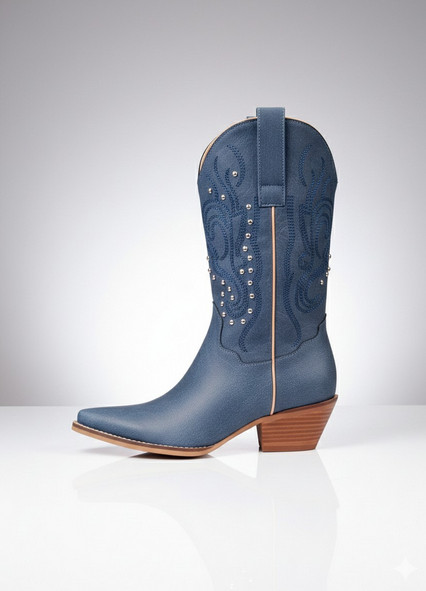 A Rider Girl Women’s Spindell Navy Western Boot Select Size!