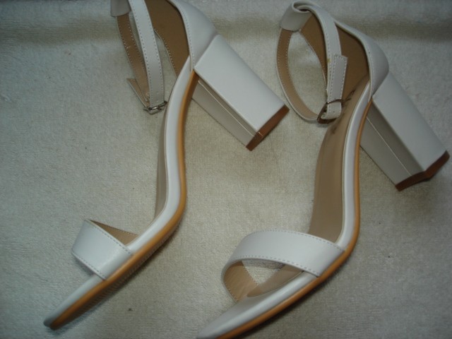 ElElax DREAM PAIRS Women’s Chunky Heels Open Toe 6 B ( M )