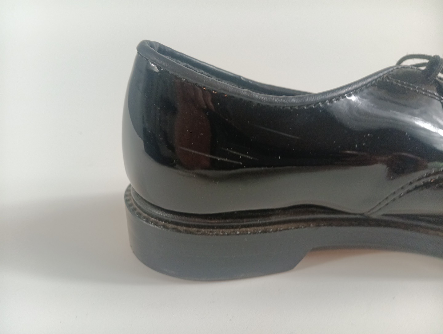 US Military Capps Airlite Uniform High Gloss Dress Shoes Black Womens size 5W