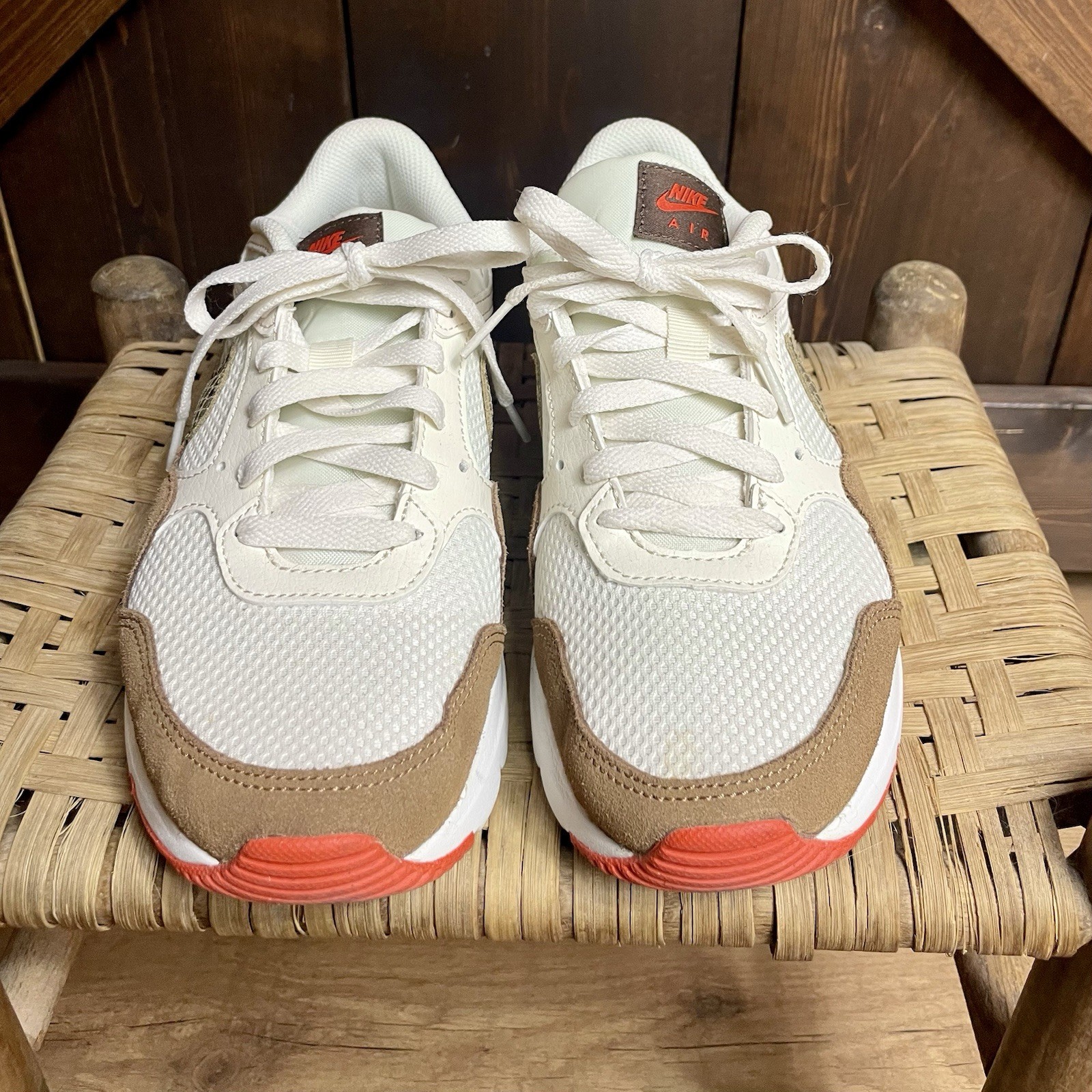 Nike Women’s Air Max SC SE Pale Ivory Summit White Snakeskin Sneakers Size 8