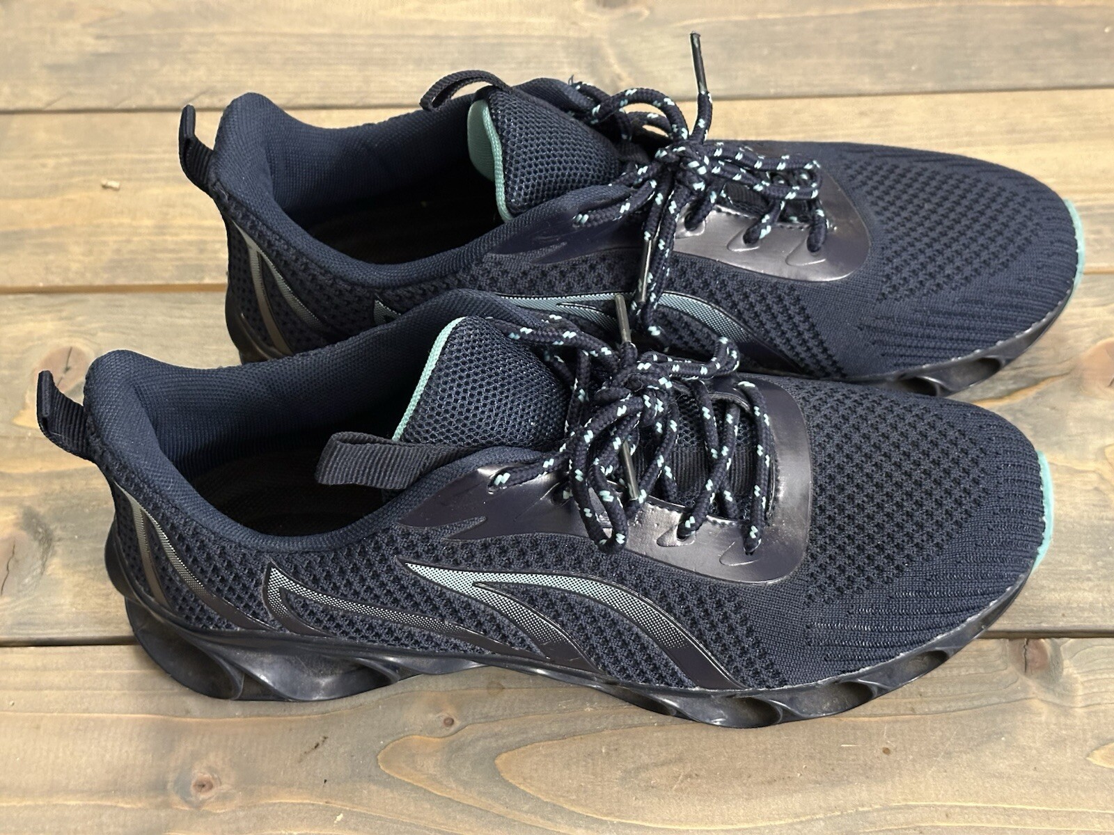 Tiamou Walking Shoes Trail Running Athletic Shoes Women’s 10/Men’s 8 Navy