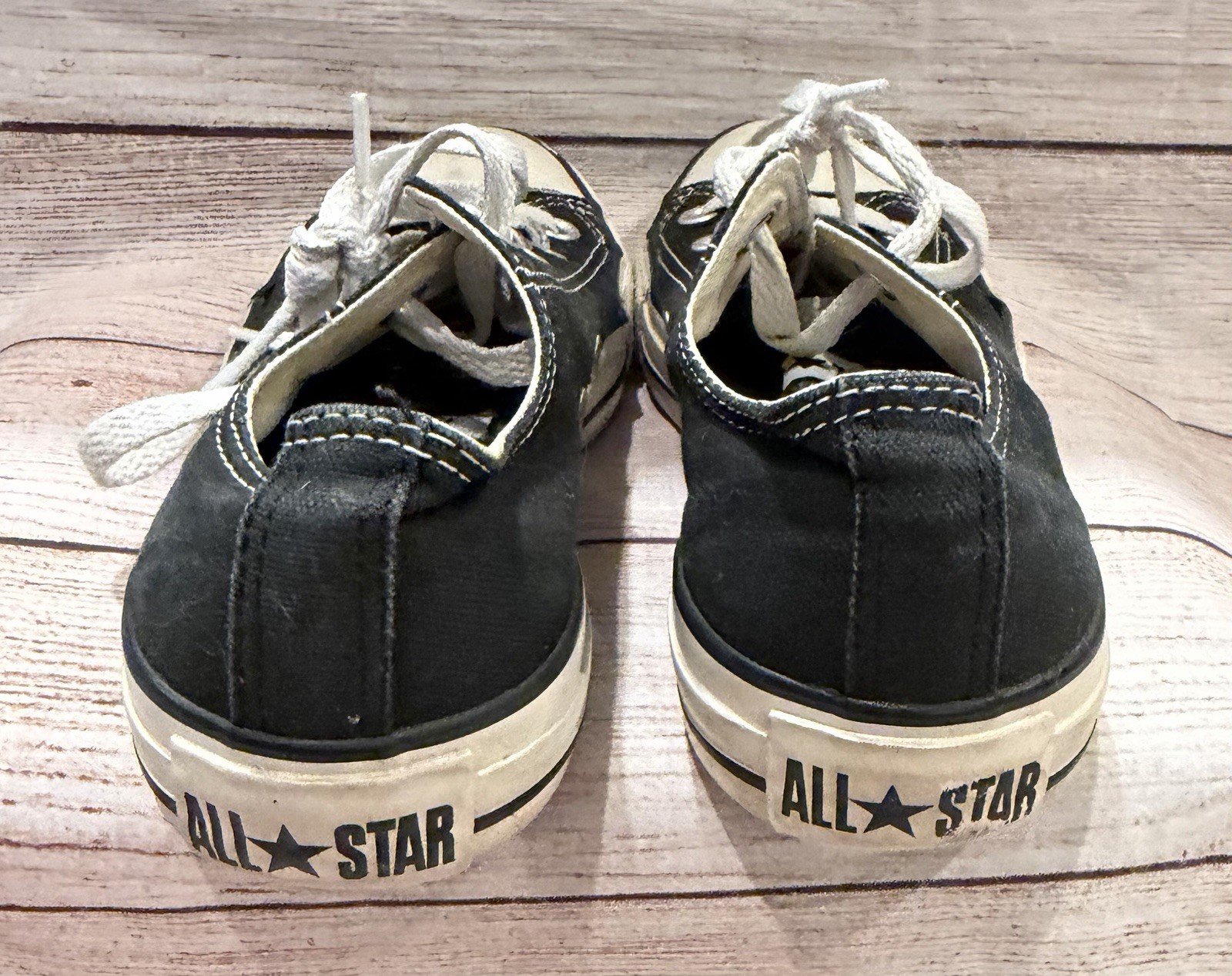 Converse Chuck Taylor All Star Mens 4/Womens 6 Black Low Top Casual Shoes