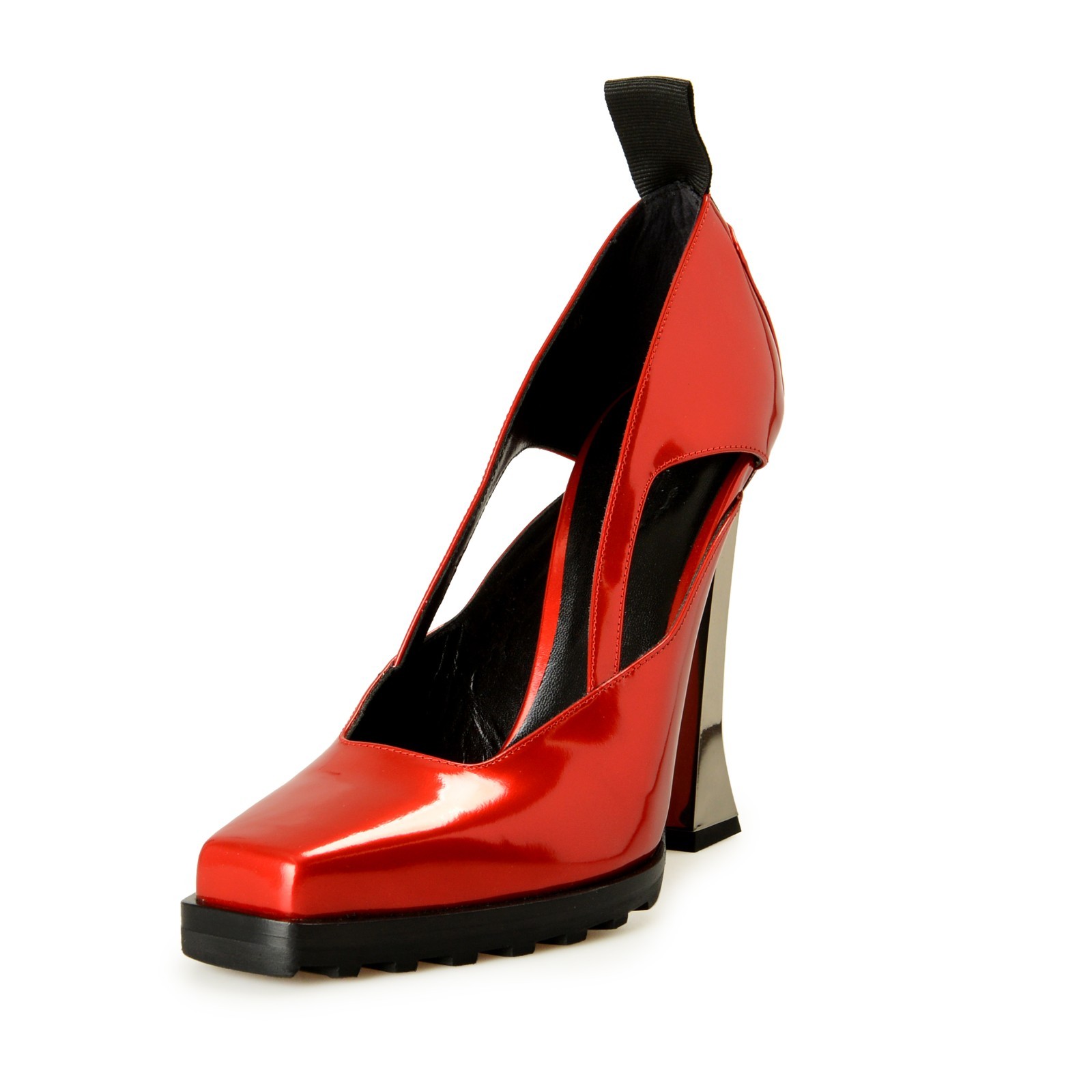 Scuderia Ferrari Women’s Iconology 100% Leather High Heel Pump Shoes US 8 IT 38